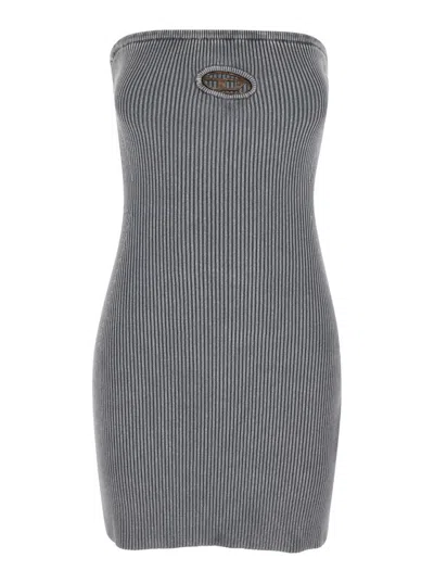 DIESEL GREY M-SCOLOR DRESS