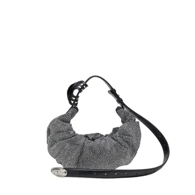 DIESEL DIESEL GREY SHOULDER BAGS WOMEN