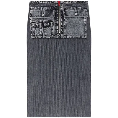 Diesel Grey Skirts - Pencil Skirts Women In Gray