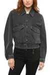 Diesel Grey Solid Shirt Collar Jacket In Gray