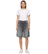 Diesel Grey Solid Shorts In Gray