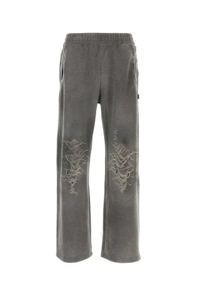 Diesel Grey Stretch Cotton Blend P-percy Joggers