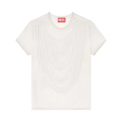 Diesel Grey Tops - T-shirts & Jerseys Women In White