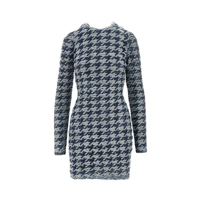 DIESEL 'HALMA' JACQUARD COTTON MINI DRESS