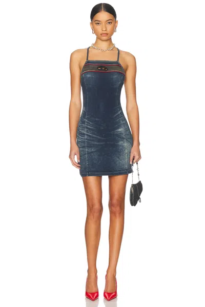 DIESEL HALTER NECK MINI DRESS