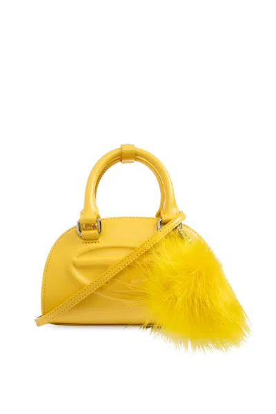 Diesel Handbag `1dr 2.0 1dr Dome` In Yellow
