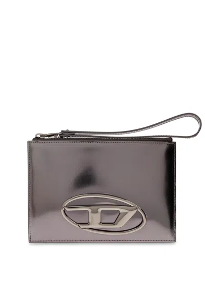 Diesel Handbag 1dr Pouch In Gray