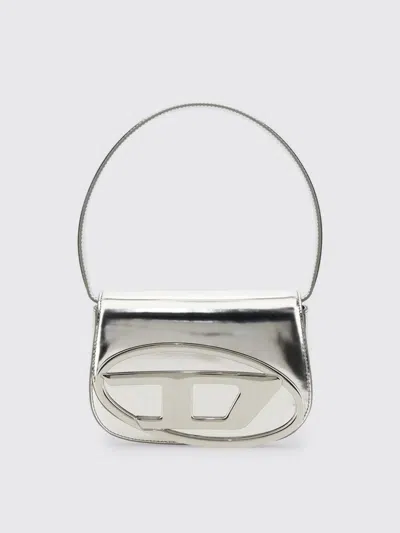 DIESEL SHOULDER BAG DIESEL WOMAN COLOR SILVER,G67660097
