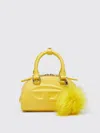 Diesel Women 1dr Dome Leather Shoulder Bag In Yellow