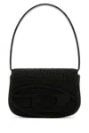 Diesel Women Black Leather 1dr Shoulder Bag In Black