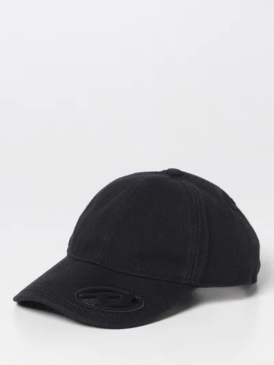 Diesel Hat In Cotton With Logo In Black