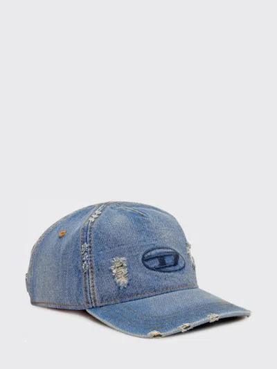 Diesel C-enic Used Denim Hat In Pattern