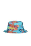Diesel Hawaii Allover Gabardine Fisherman Hat In Multicolor