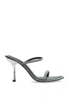 Diesel Heeled Mules In Crystal Denim