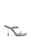 Diesel Heeled Mules In Crystal Denim In Blue