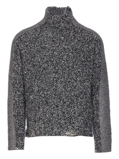DIESEL HIGH-NECK WOOL SWEATER
