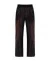 Diesel Comfort Fit Dueled Waist Trousers In Black