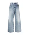 Diesel 1978 D-akemi-fsh Denim Trousers In Blue