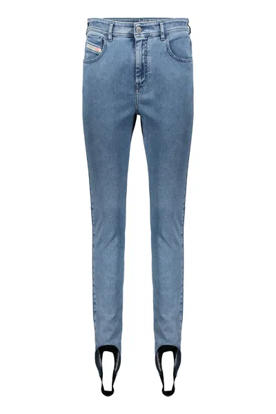 Diesel High-waisted Jeans In Blue