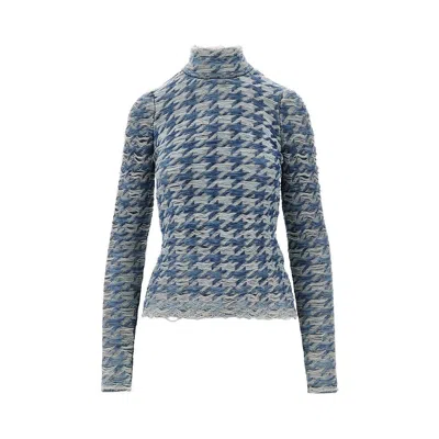 DIESEL 'HILDA' JACQUARD COTTON TOP