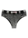 Diesel Hipster Briefs In Denim-effect Jersey In Grey