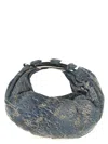 Diesel Women Denim Grab-d Hobo Shopping Bag In Blue