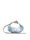 Diesel Blue Cotton Polyester Polyurethane Thermoplastic Polyurethanes Shoulder Bag In Blue