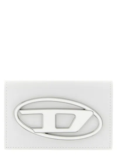 Diesel 'holi-d' Card Holder In Gray