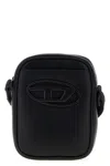 Diesel Holi-d Logo-plaque Crossbody Bag In Black