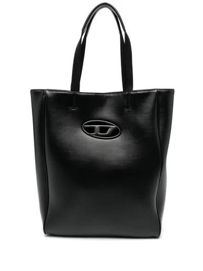 Diesel Holi-d Shopper Ns Bags In Black