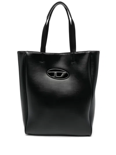 Diesel Holi-d Tote Bag In Black