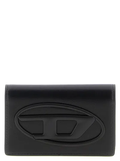 Diesel 'holi-d' Card Holder In Black