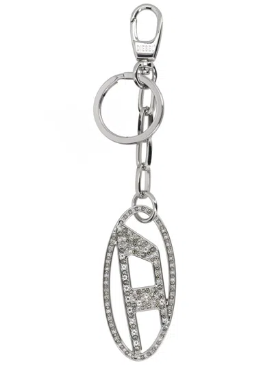 Diesel "holy-c" Keychain With Logo In Purple