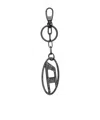 Diesel Chain Link Wallet Keyring Attachment In Black