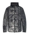 Diesel J-brick Hooded Jacket In Black