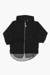 Diesel Hooded Sture Sweatshirt With Zip Closure