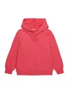 Diesel Logo-embroidered Hoodie In Pink