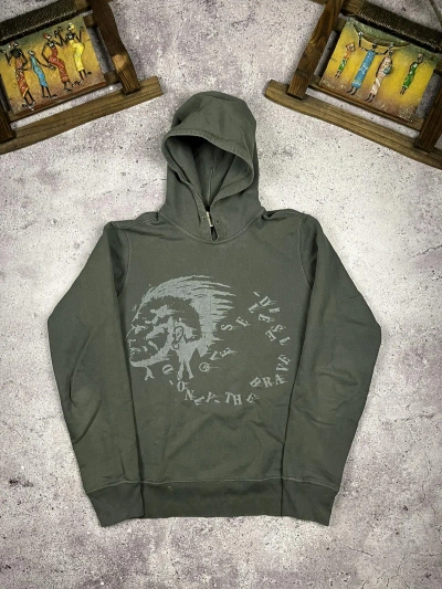 Pre-owned Diesel Hoodie  Y2k In Green