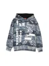 Diesel Hoodie Prints In Multicolour