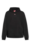 Diesel S-ummer Bigoval Biologic Cotton Sweatshirt With Frontal Oval-d Logo In Xx