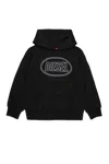 Diesel Scirclehood Over Hoodie In Black