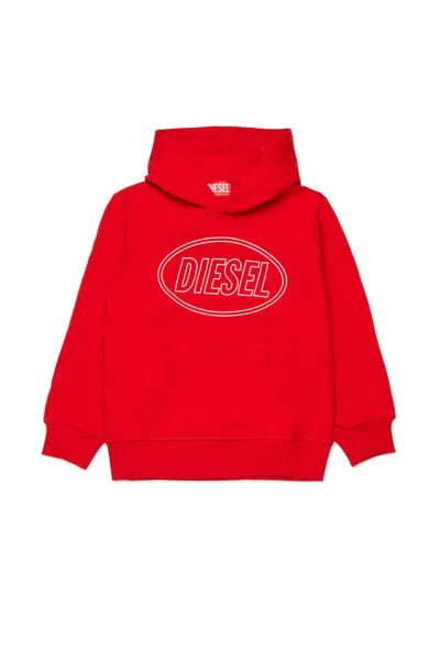 DIESEL HOODIE SWEATSHIRT WITH LOGO