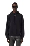 Diesel Hoodie With D Logo In Black