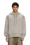 Diesel Hoodie With Metallic Logo In Tobedefined