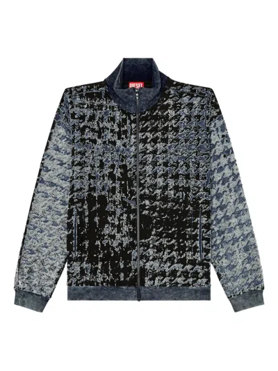 DIESEL HOUNDSTOOTH BOMBER JACKET