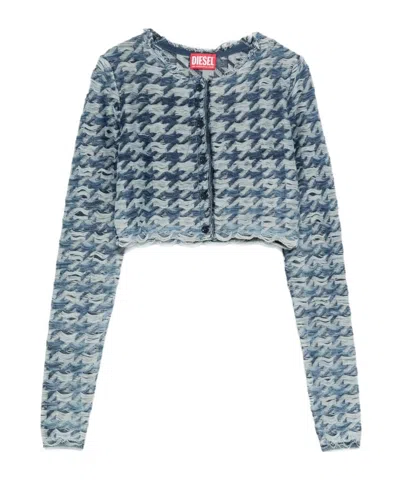 DIESEL DIESEL M-HELLA KNITTED CARDIGAN