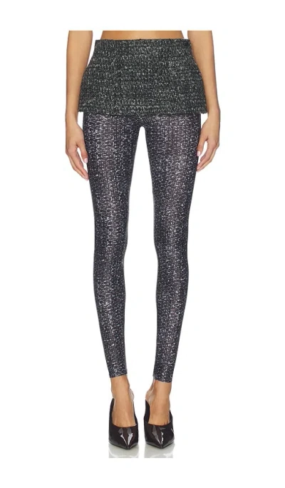 Diesel Ankle Length Straight Leg Trousers With Skirt In Black