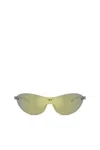 Diesel Iconic Oval Sunglasses In Green