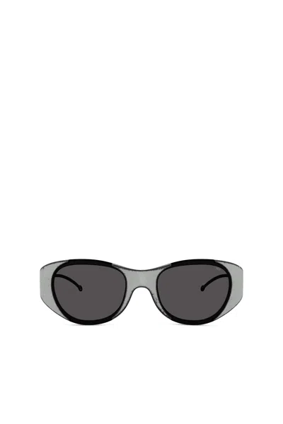 Diesel Iconic Oval Sunglasses In Multicolor