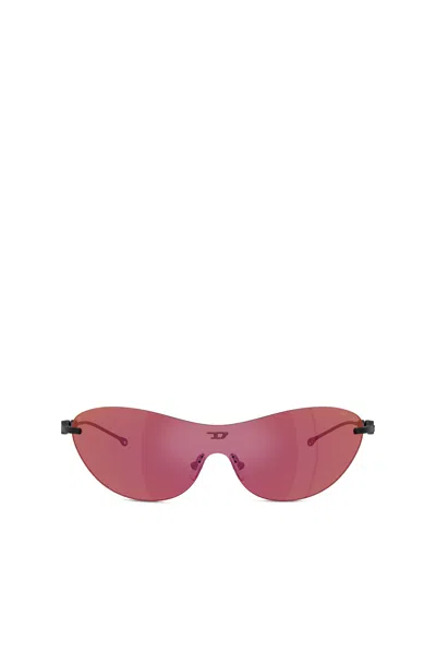 DIESEL ICONIC OVAL SUNGLASSES